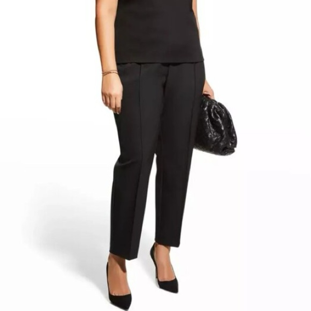 NWT LAFAYETTE 148 NEW YORK Woman’s Gramercy Acclaimed-Stretch Pants 2X XXL Black